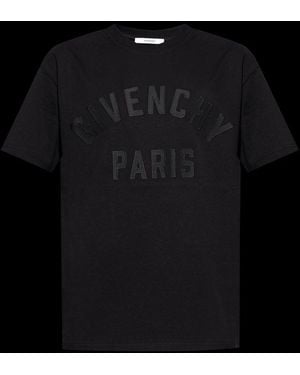 Givenchy Logo Detailed Crewneck T-Shirt - Black