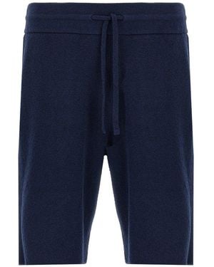Roberto Collina Spongy Bermuda Shorts - Blue