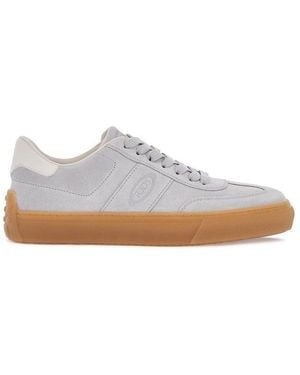 Tod's Round-Toe Lace-Up Trainers - White