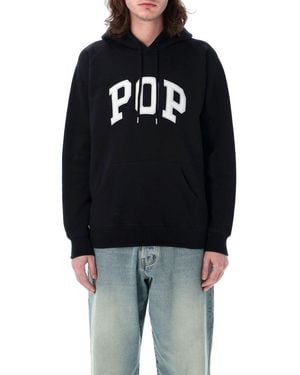 Pop Trading Co. Arch Pullover Hoodie - Black