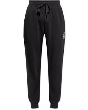Dolce & Gabbana Logo Patch Joggers - Black