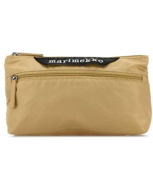 Marimekko Signature Belted Pouch - Natural