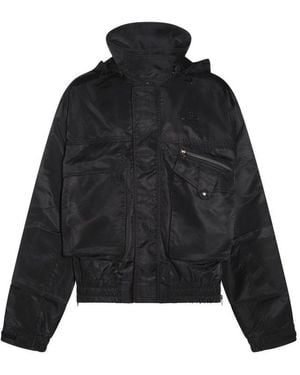 Vivienne Westwood Orb Plaque High Neck Jacket - Black