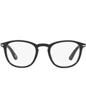 Persol Round Frame Glasses - Black