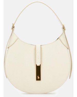 Polo Ralph Lauren Polo Id Small Shoulder Bag - Natural
