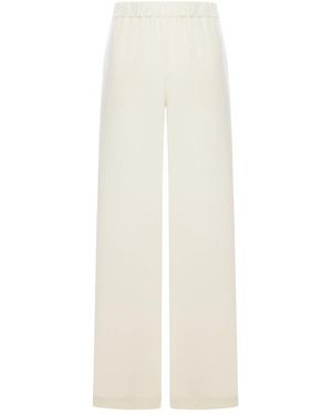 Max Mara Bonn Wide Leg Trousers - White