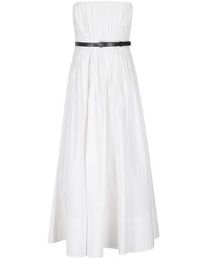 Jonathan Simkhai Thalia Bustier Midi Dress - White