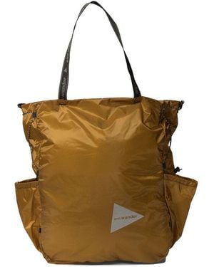 and wander Sil Tote Bag - Brown