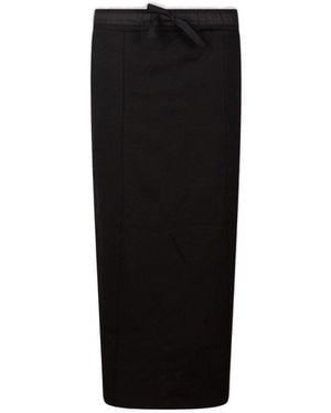 Weekend by Maxmara Drawstring Pencil Skirt - Black
