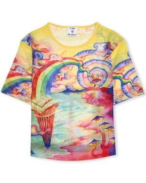 CASABLANCA Printed T-Shirt - Multicolour