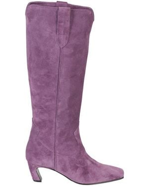 Aldo Castagna Belen Knee-High Boots - Purple