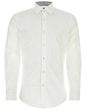 BOSS Slim Fit Buttoned Shirt - White