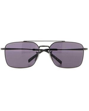 Gucci Specialized Fit Rectangular Sunglasses - Purple