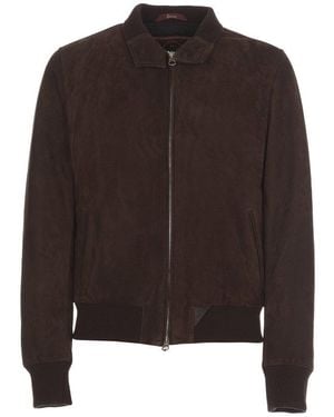 Stewart Bomber Jacket - Brown