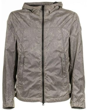 Colmar Hooded Waxed Jacket - Grey