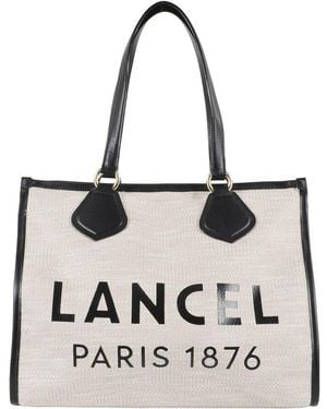 Lancel Summer Zipped Large Tote Bag - Black