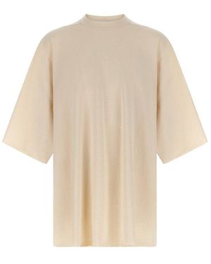 Rick Owens Tommy Crewneck T-Shirt - Natural
