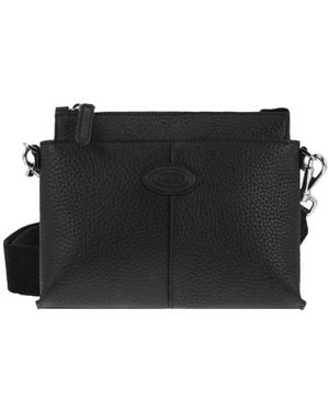 Tod's Di Logo Patch Mini Bag - Black