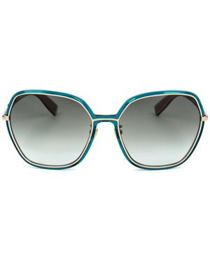 Furla Geometric Frame Sunglasses - Metallic