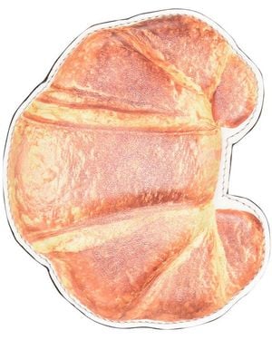 Moschino Logo Printed Croissant Card Holder - Pink