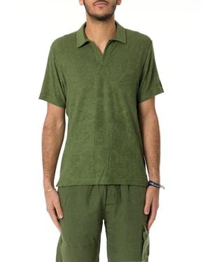 Mc2 Saint Barth Jeremy Terry Buttonless Polo Shirt - Green