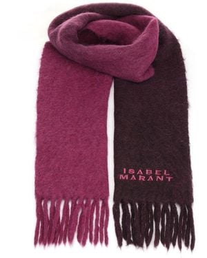 スカーフ Isabel Marant Fouzy Gd Sacrf - Wool - White Isabel Marant Scarf 'Izali' | Women's Accessories | Vitkac