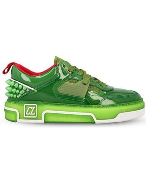 Christian Louboutin Astrocool Lace-Up Trainers - Green