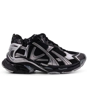 Balenciaga Runner Lace-Up Trainers - Black