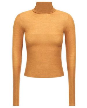 Roberto Cavalli Turtleneck Jumper - Orange
