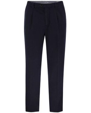 Brunello Cucinelli Pleated Trousers - Blue