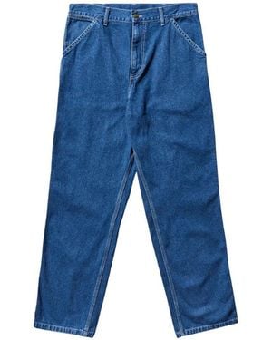 Carhartt Single Knee Trousers - Blue