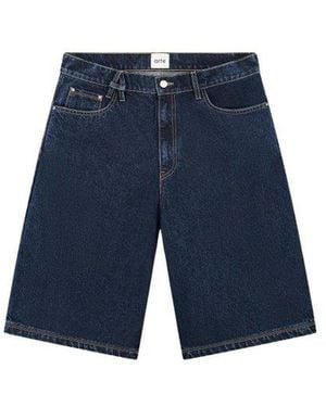 Arte' Denim Bermuda Shorts - Blue