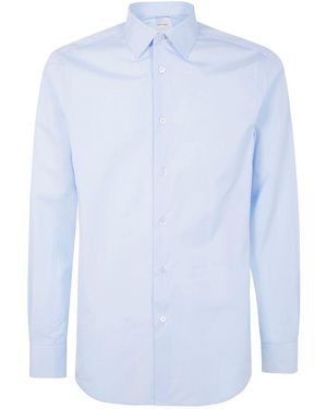 Paul Smith Long Sleeved Buttoned Shirt - Blue