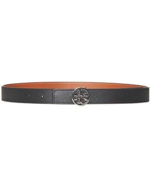 Tory Burch Miller Reversible Belt - Black