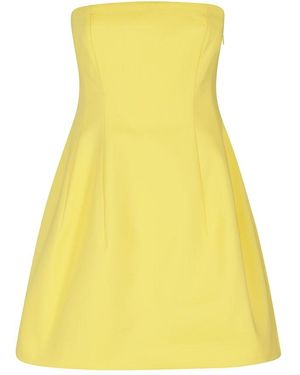 Jonathan Simkhai Arta Bustier Mini Dress - Yellow