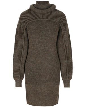 Isabel Marant Hilde Knitted Mini Dress - Brown