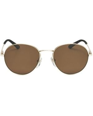 Smith Round Frame Full Rim Sunglasses - Brown