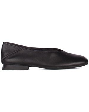 Camper Casi Myra Slip-On Flat Shoes - Black