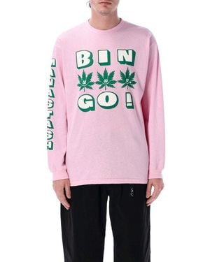 Manastash Bingo Graphic T-Shirt - Pink