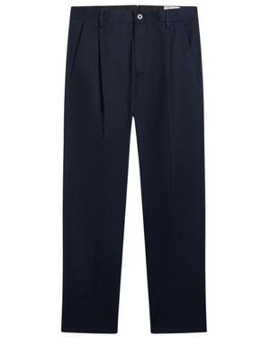 Pence Pleated Dress Trousers - Blue