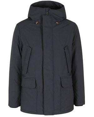 Save The Duck Hooded Padded Jacket - Black