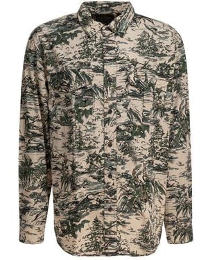 Filson Printed Button-Down Shirt - Gray