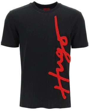 HUGO Crewneck Short-Sleeved T-Shirt - Black