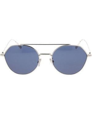 Dior Diorblacksuit R6u Pantos Frame Sunglasses - Blue