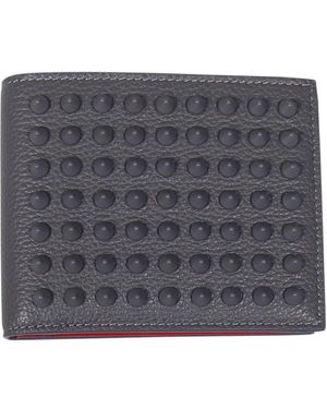 Christian Louboutin Funky Studded Leather Bifold Wallet in