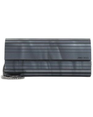 Jimmy Choo Sweetie Chain Strap Clutch Bag - Grey