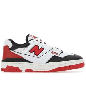 New Balance 550 Lace-Up Sneakers - White