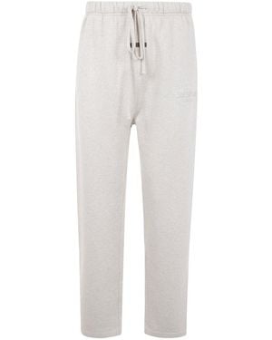 Fear Of God Logo Patch Drawstring Trackpants - White