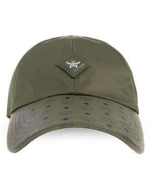 MCM Baseball Cap With Logo, - Green