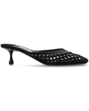 Jimmy Choo Pixie 50 Mules - Black